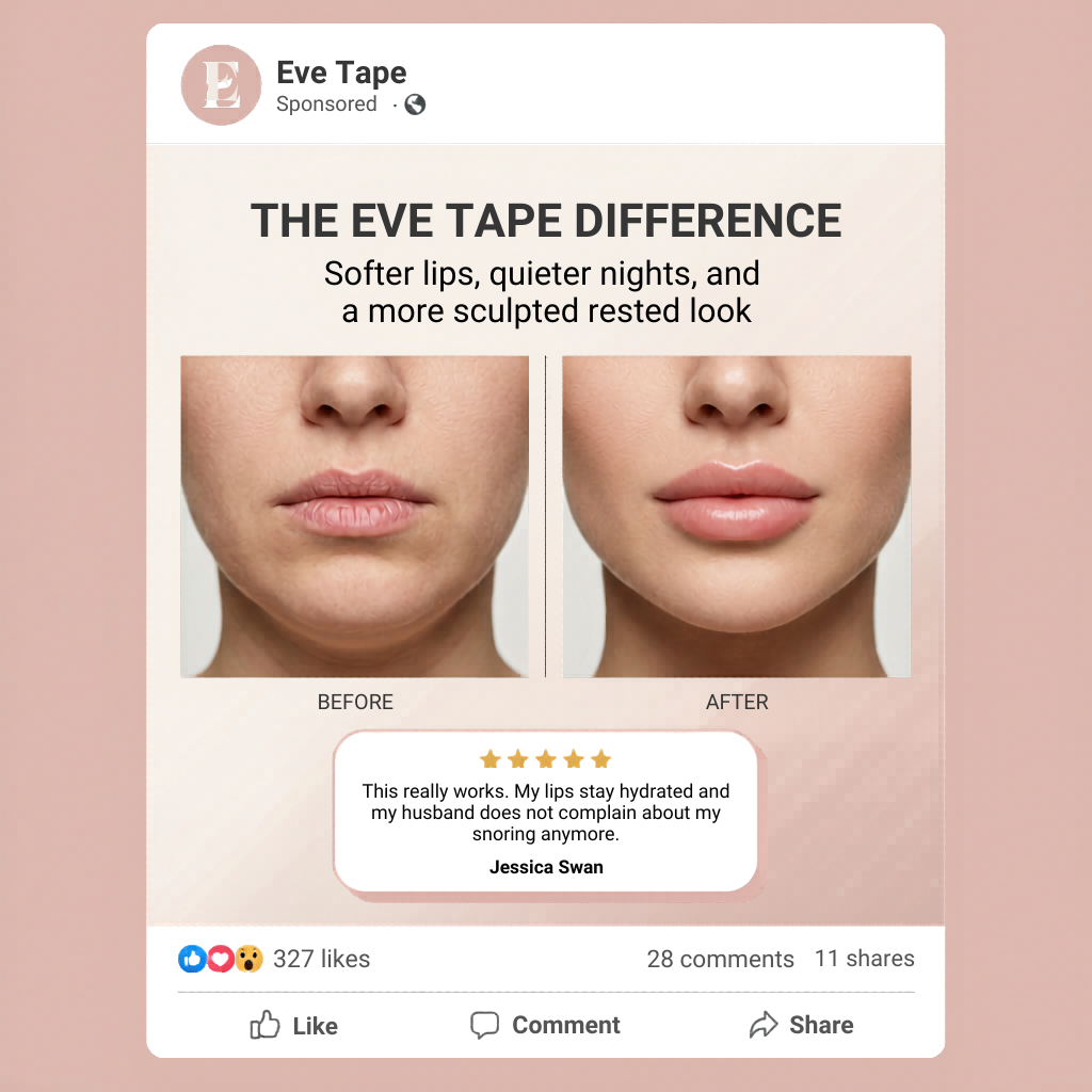 The Mouth Tape That Stops Snoring, Kills Dry Mouth, and Gives You Softer Lips Overnight - Eve Tape